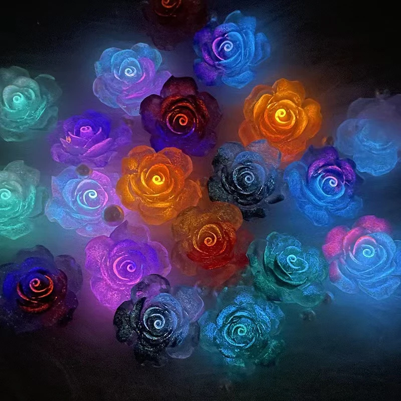 （直播装）夜光大花花手工DIY饰品配件