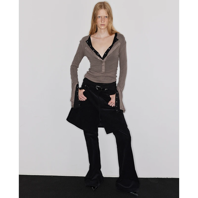 WEARABLE EVENT深V亨利式套头