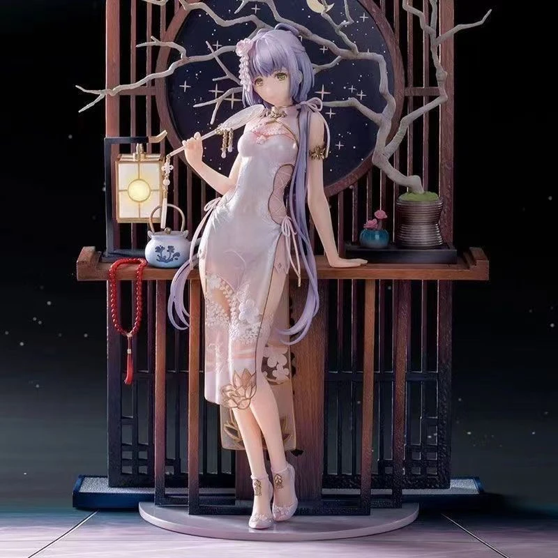 批发/代发 美少女旗袍洛天依手办 秘境花庭 虚拟偶像模型摆件公仔