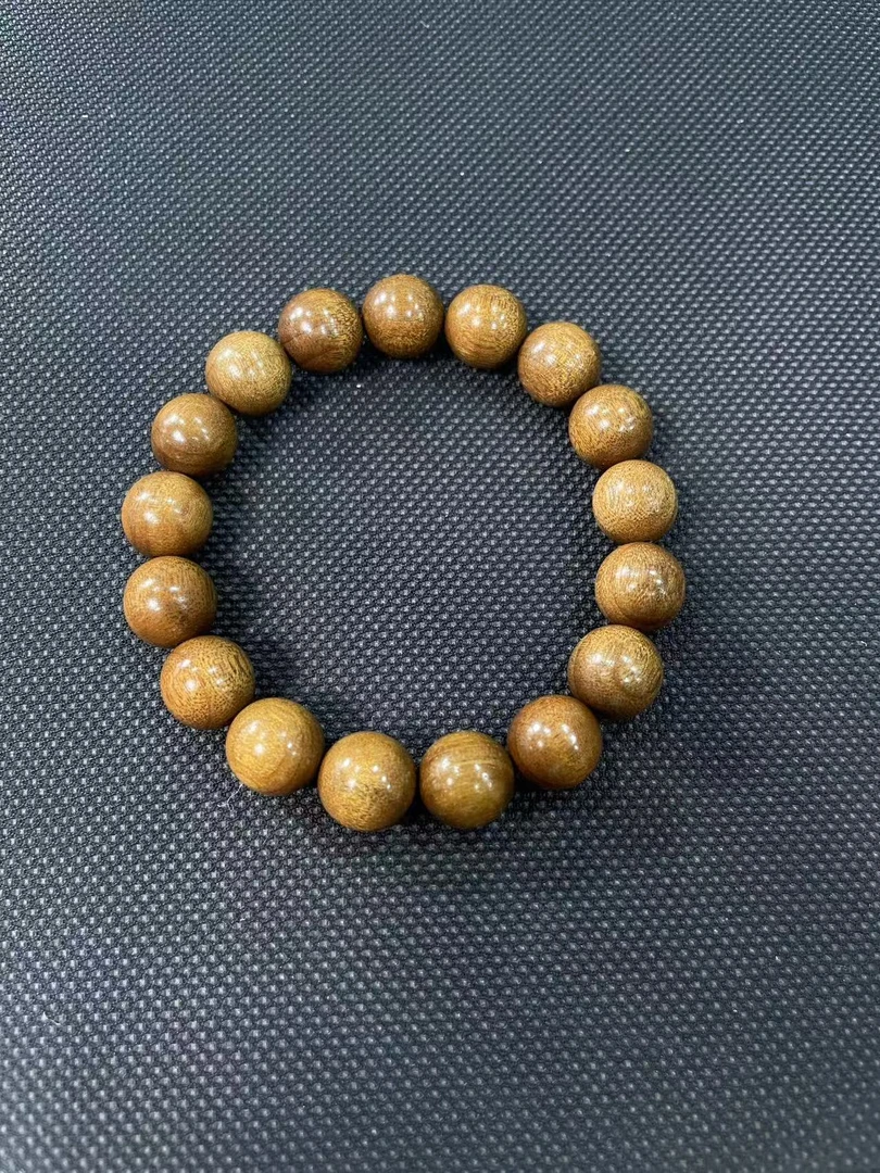 【滑氏专属】金丝楠手串1.2*17颗单圈手串小叶桢楠枯木老料