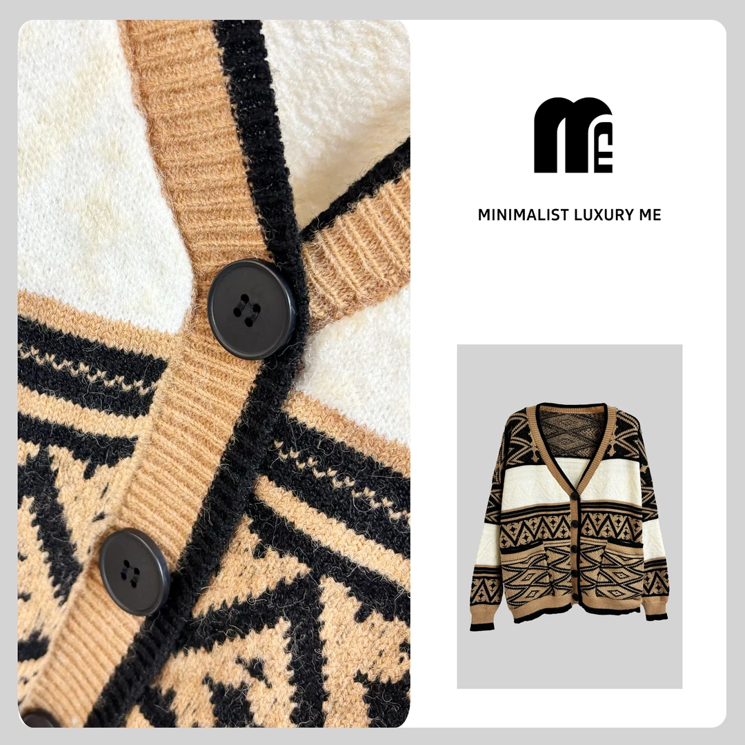 门店566！ME【苏格兰情书】 小绵羊！雪花开衫女款 3592#（6）