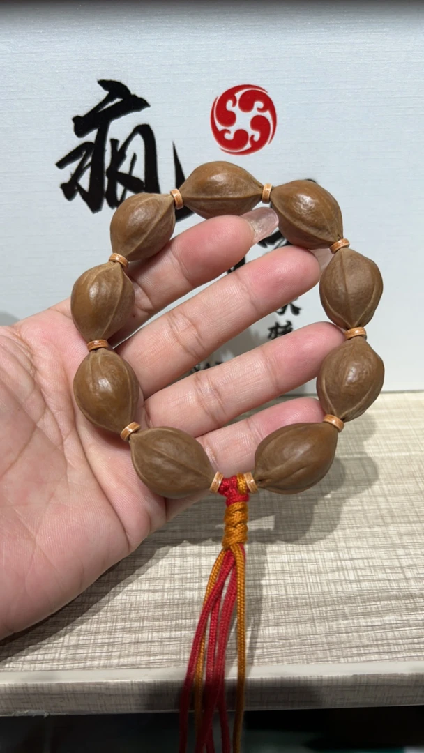 【疯程铁核】1.9/2.7-三花鲨鱼背，梅林铁核，原生态，橄榄核素串