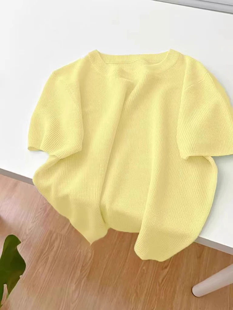 【581-590】显瘦夏季薄款毛衣针织衫