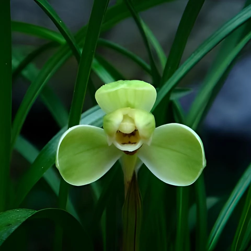 【宋梅】春兰老八种之首 开花浓香型  花期12-4月室内好养花卉盆栽