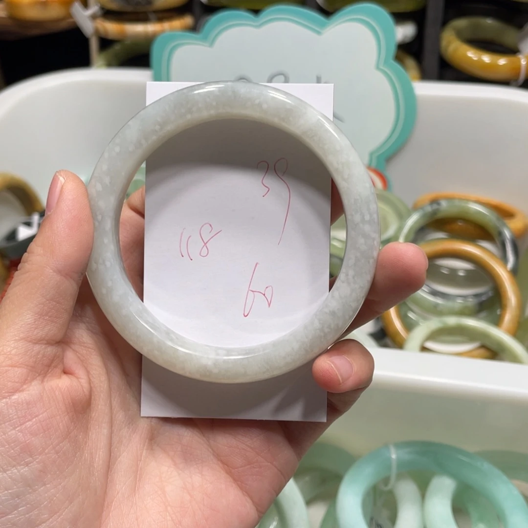 蛇纹石玉手镯未镶嵌希*子