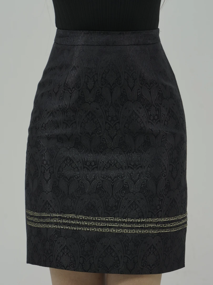 D2207气质优雅百搭半身裙