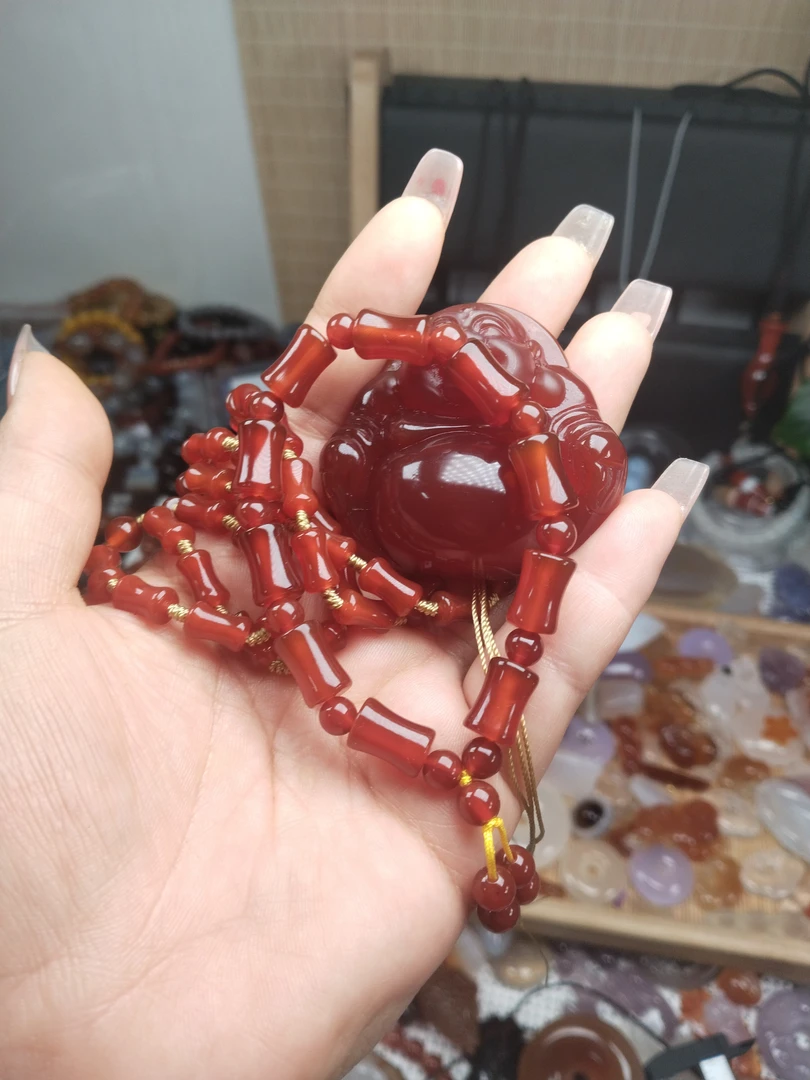 玛瑙 红佛公 竹节套装