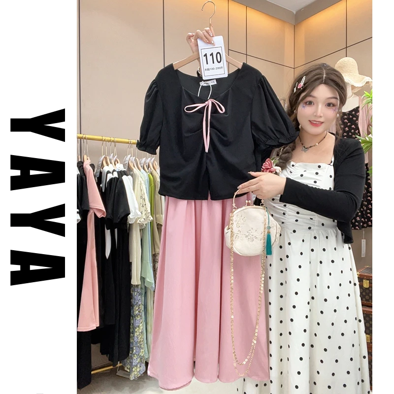 110（80-200斤）大码夏季新款胖MM气质显瘦国风假两件连衣裙女1482