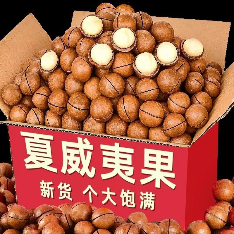 新货超大果夏威夷果奶油味超大颗粒大果坚果袋装休闲零食批发年货