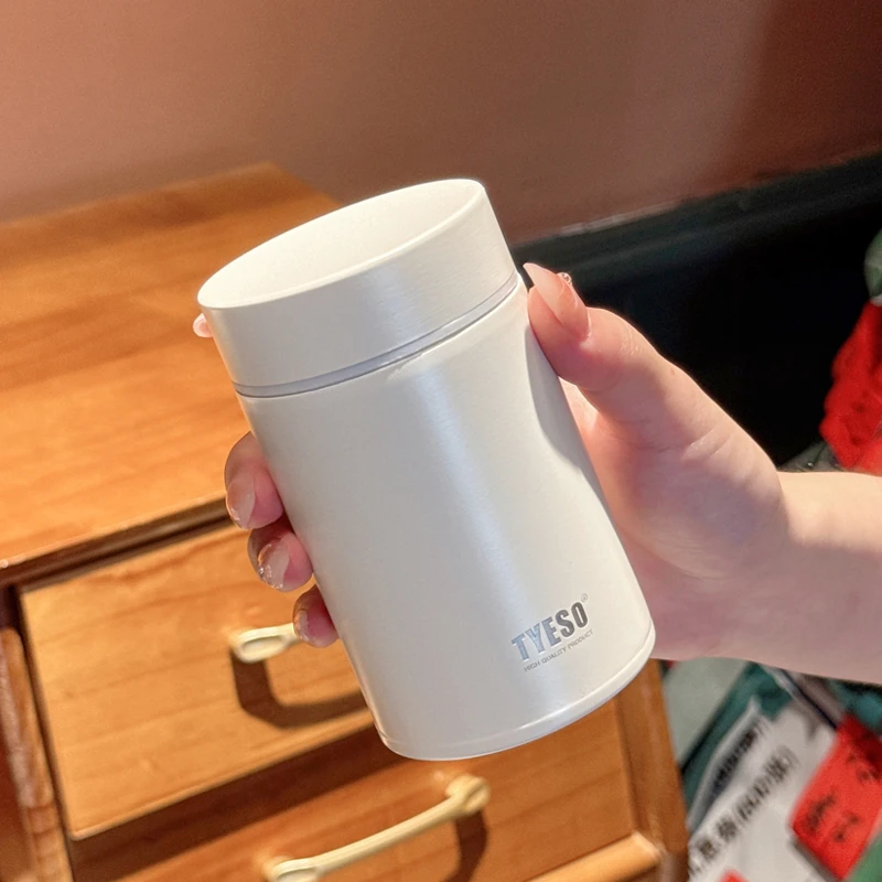 泰硕保温杯迷你水杯学生简约新款小巧便携高颜值杯子可爱咖啡杯