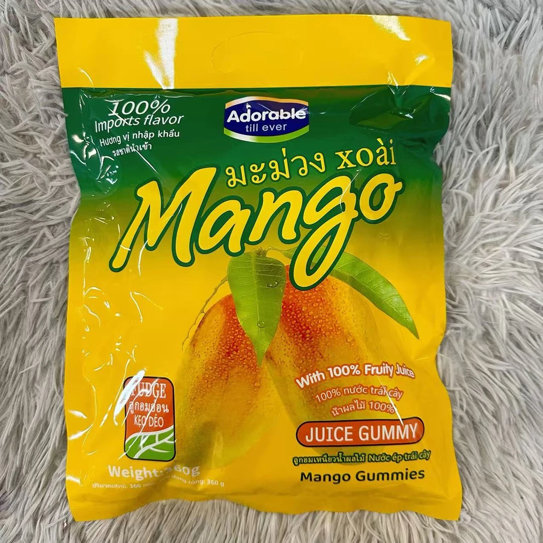 韩式芒果味QQ糖果汁软糖
