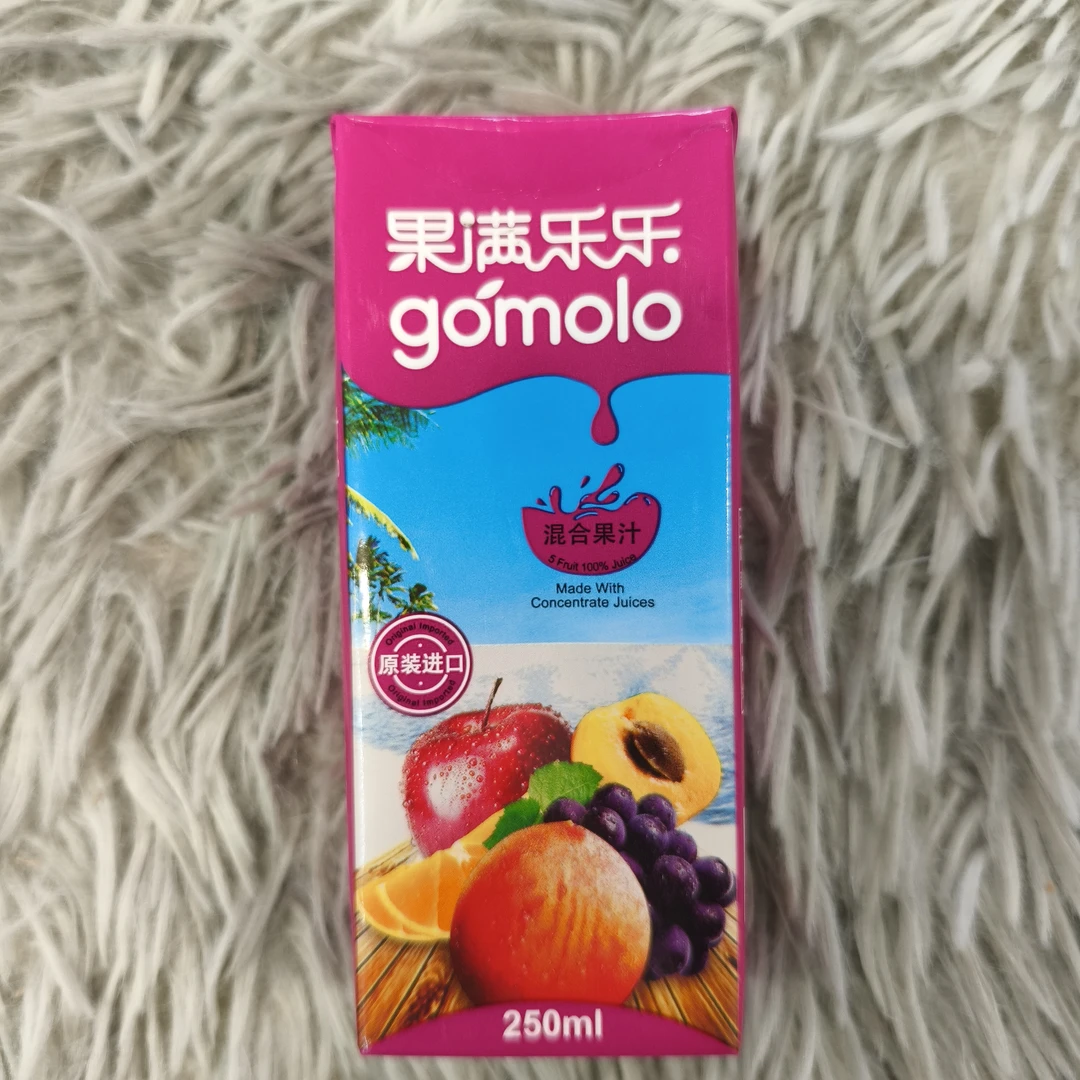 欧洲塞蒲路斯进口果满乐乐5种水果混合果汁(果汁含量100%)