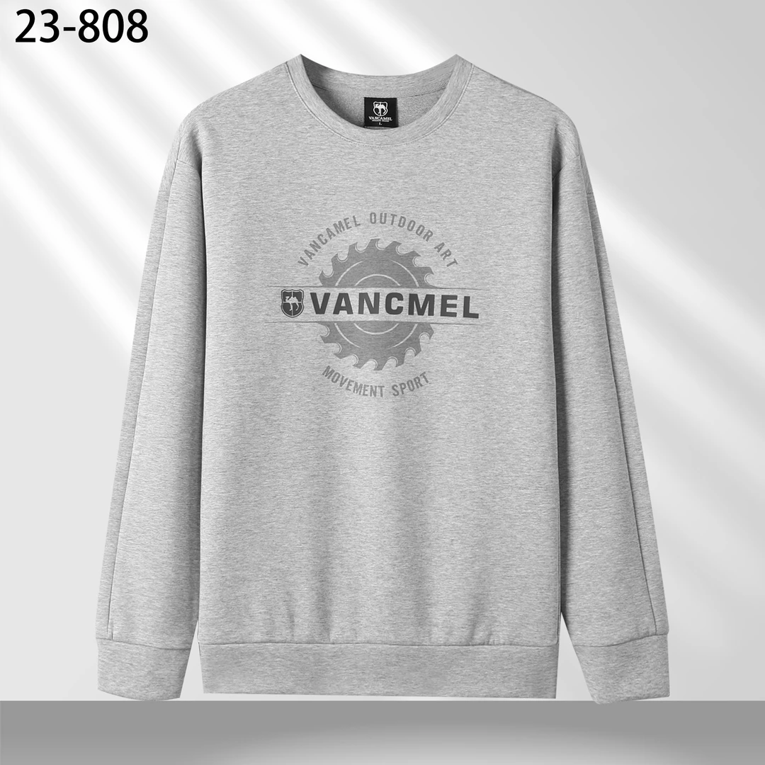 西域骆驼-23808【春季新款】男士热卖百搭时尚休闲圆领卫衣运动