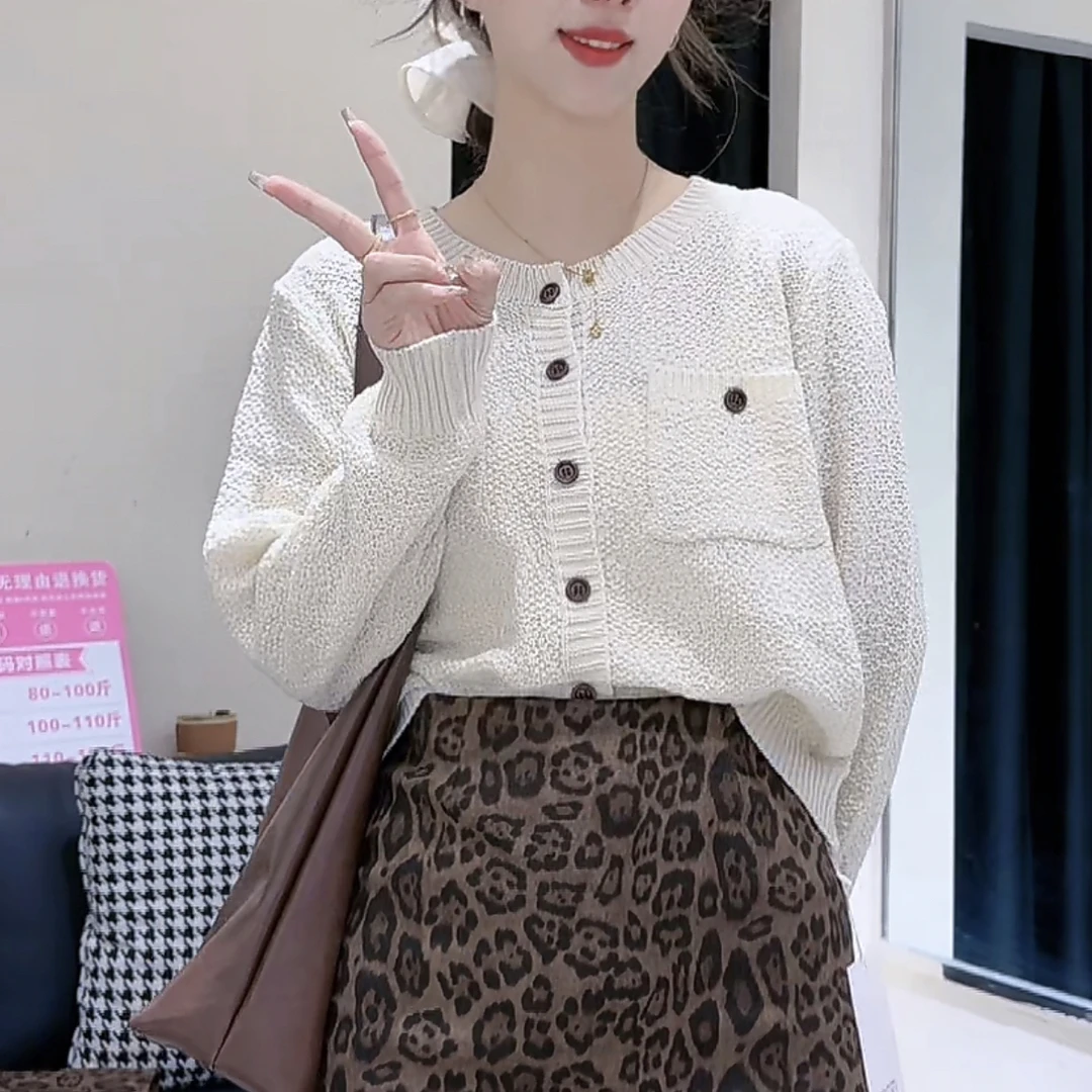 妞总衣橱NZ7046针织衫时尚设计师长袖百搭秋冬设计感