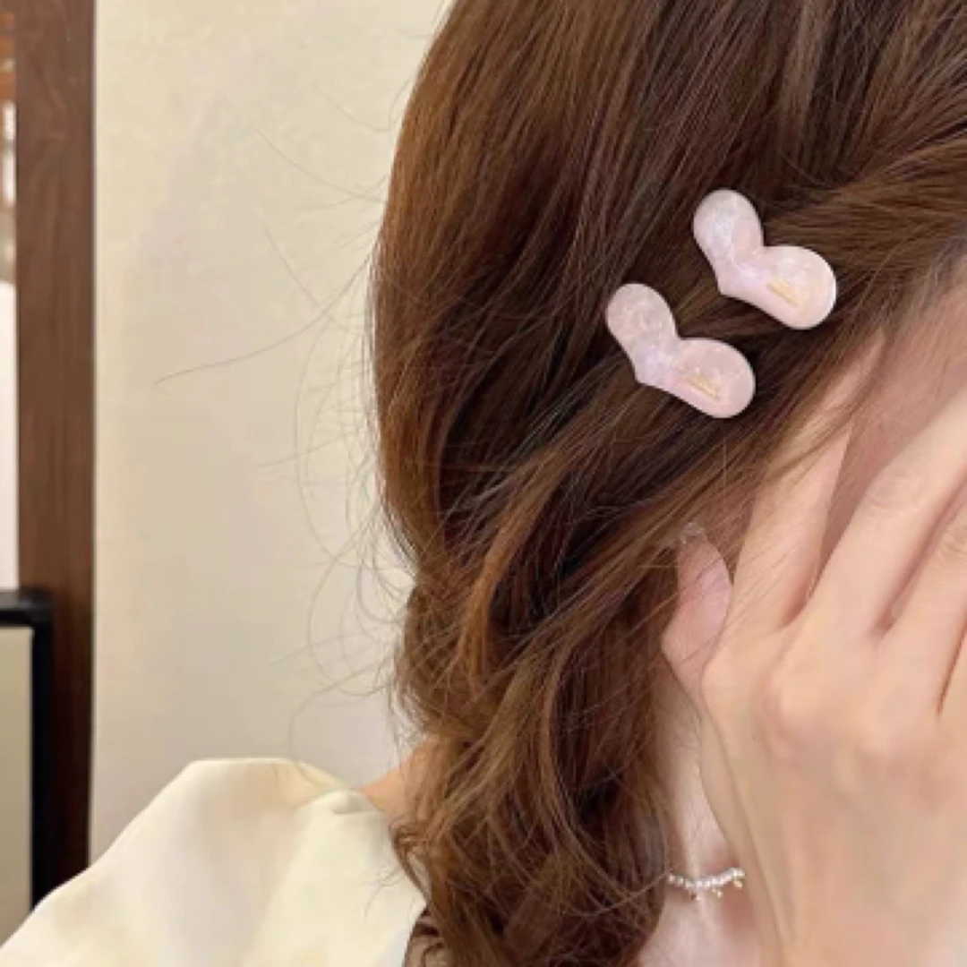 【26个】秋冬韩版高级感醋酸亚克力气质百搭刘海夹美拉德侧边夹