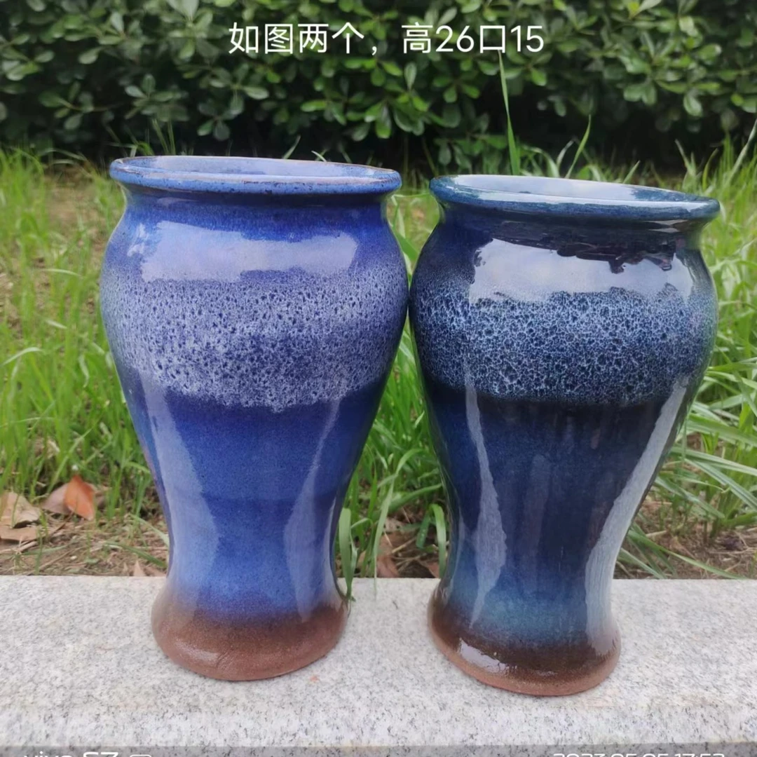 正宗宜兴紫砂粗陶花盆