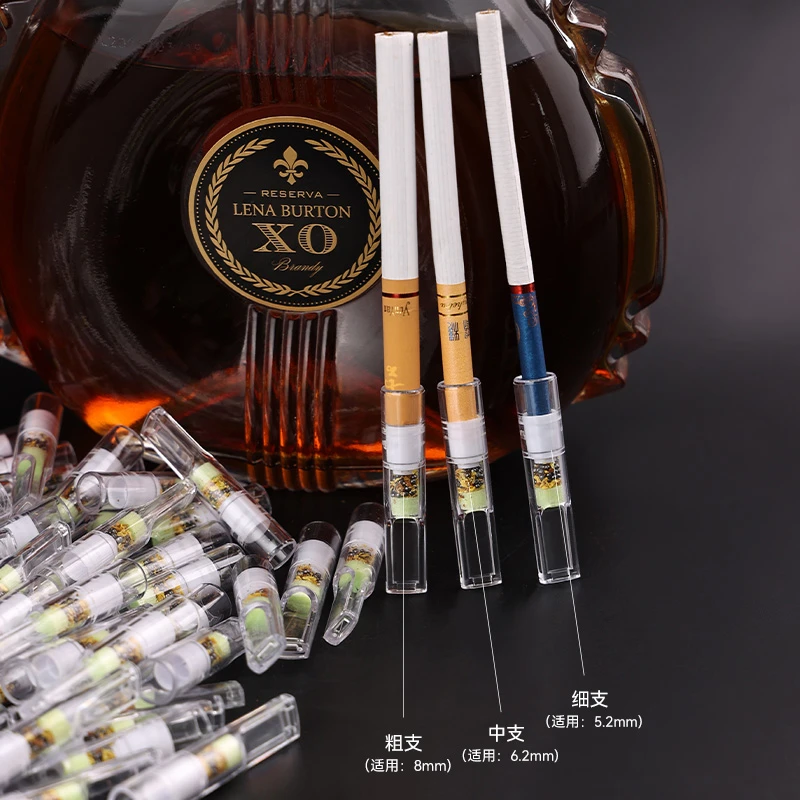 泰象高档草本桂花活性炭粗中细三用一次性8重烟嘴焦油过滤器男女