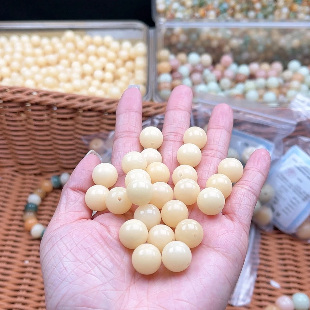 白玉菩提吊坠C/12mm/100+20颗