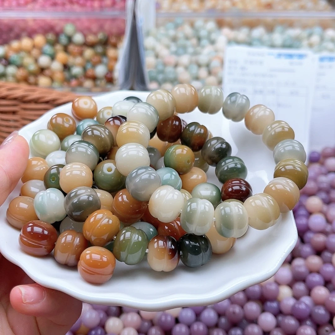 白玉菩提吊坠c14mm/30+6颗