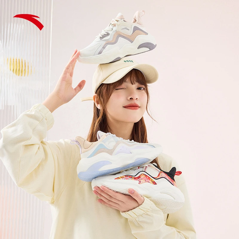 【王一博同款】男女情侣安踏MIX4老爹鞋2024秋季新款休闲厚底运动鞋