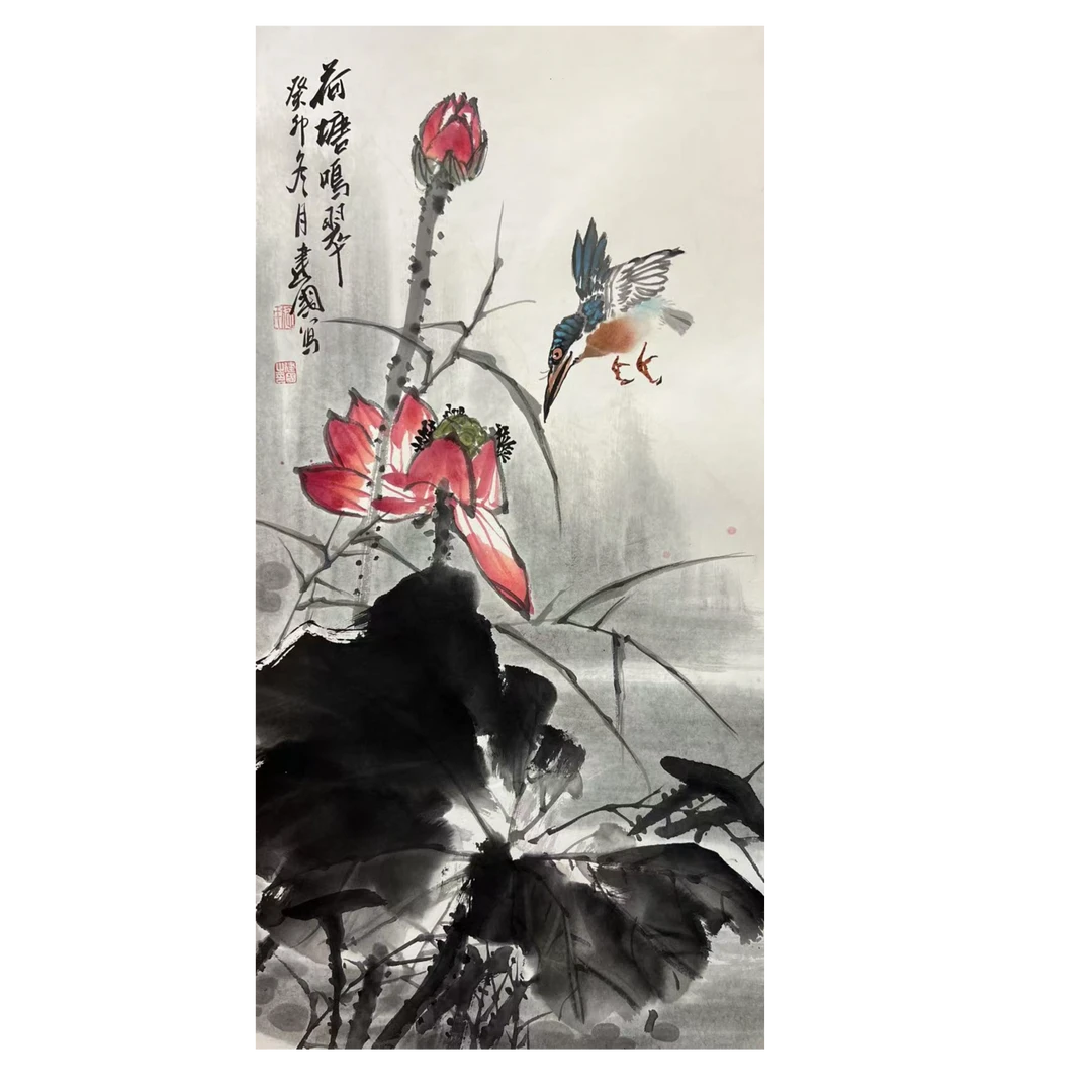 施老师写意花鸟国画作品