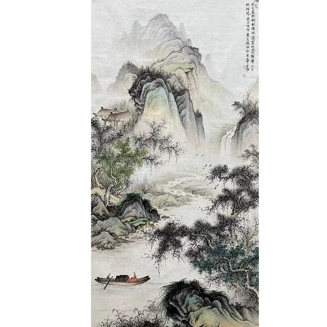 李老师山水画作品