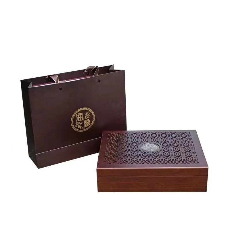 海参礼盒木制/PU礼盒一斤装