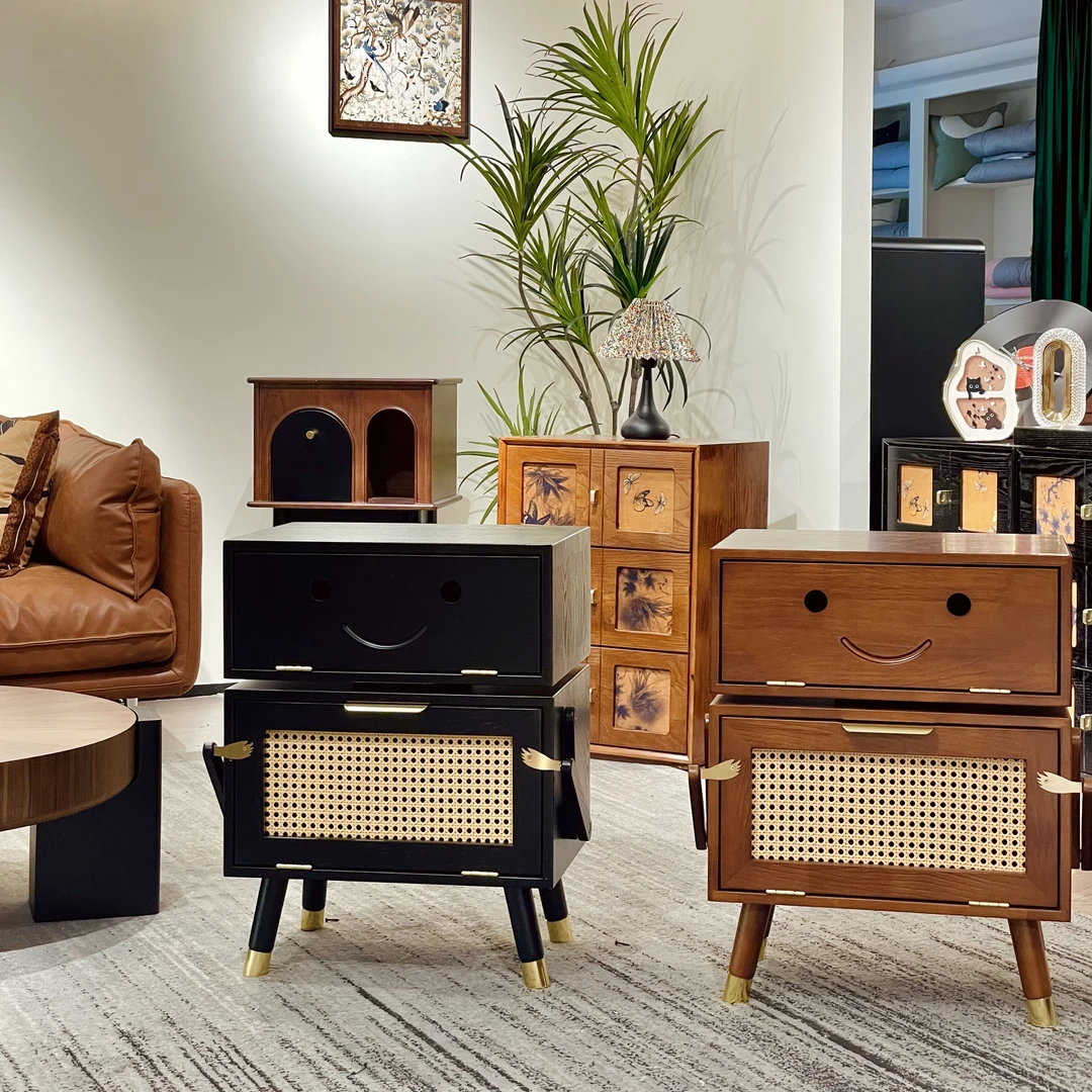 【啊宗专属】机器人柜子中式古典复古小储物柜书柜