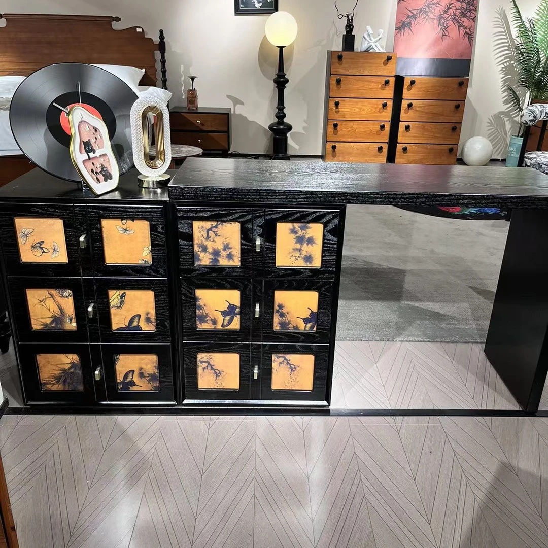 【啊宗专属】香云纱妆台复古新中式妆台