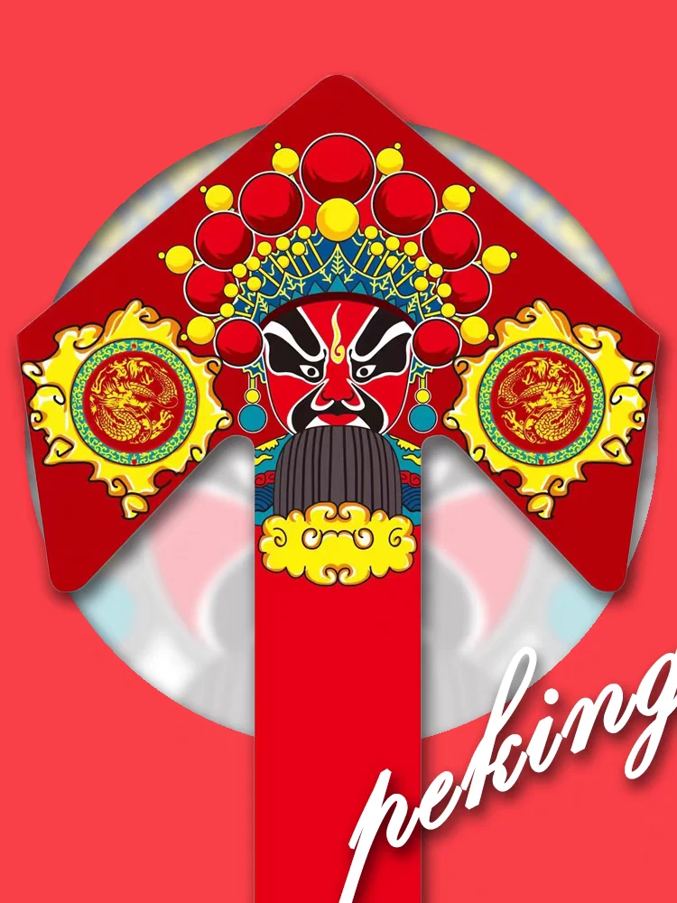 2024年新款大号脸谱成人高档风筝潍坊工厂