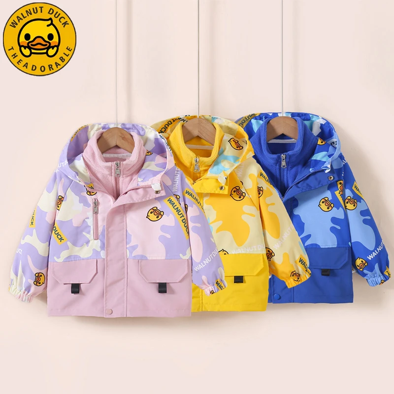 小黄鸭两件套春秋冬新款儿童外休闲套QD286-XYY