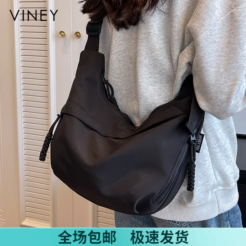Viney包包女包时尚大容量帆布单肩托特包包生日礼物送女友送老婆