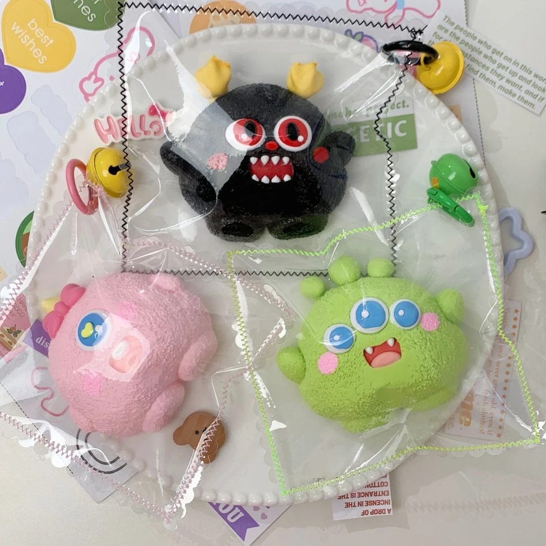 【阿塔捏】小怪兽系列  默认微瑕 食品级硅胶手工捏捏（干）