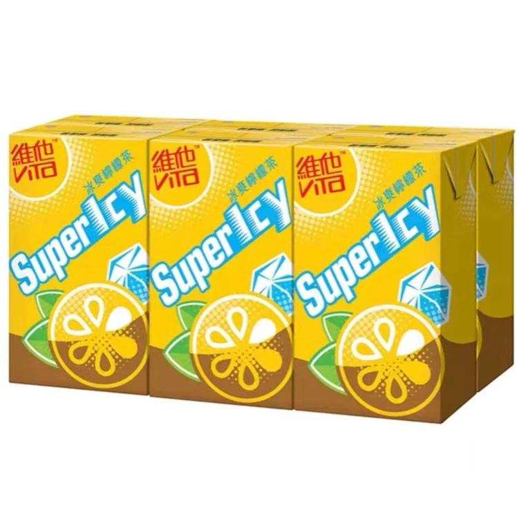 中国香港维他饮品港版柠檬茶Superlcy冰爽/柠檬茶喝了冰冰凉凉