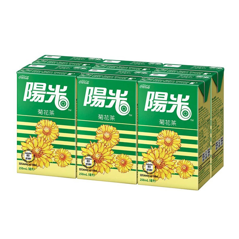 香港阳光菊花茶250ml*6盒秋天饮料