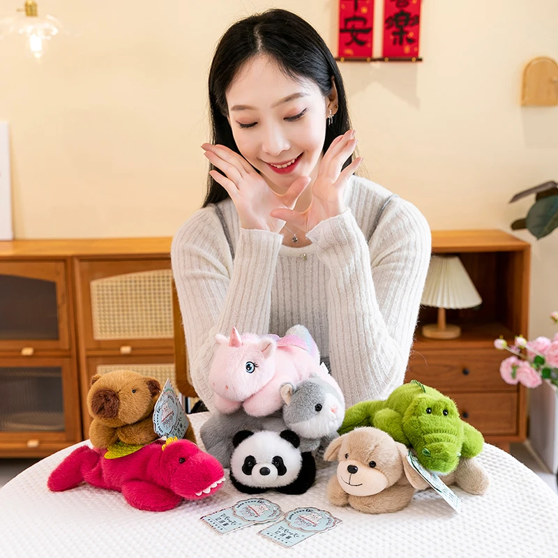 可爱掌中宝趴版公仔毛绒玩具儿童玩偶车载摆件送男女生日礼物闺蜜