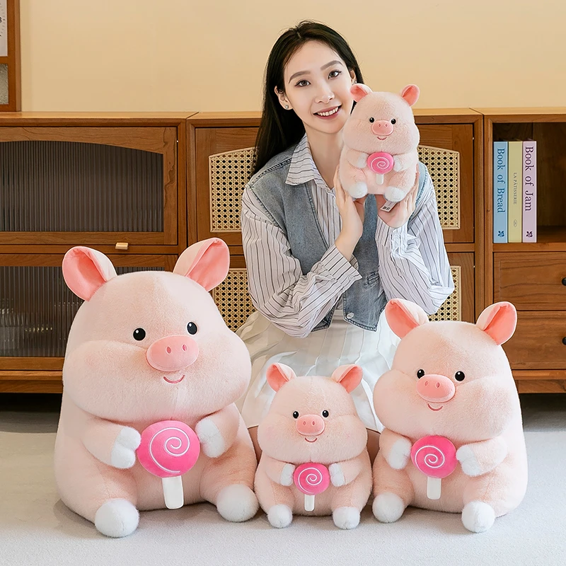 可爱糖果猪毛绒玩具小猪公仔安抚儿童睡觉抱枕男女友生日闺蜜礼物