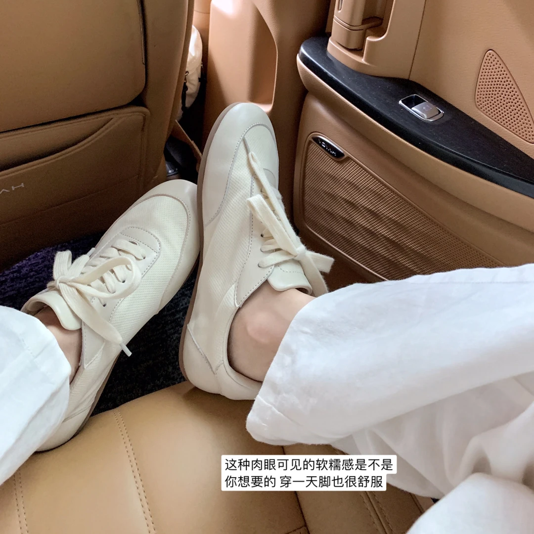 【sheii苏茵茵】私人款~软 row老钱风网面休闲鞋女德训鞋E4318007