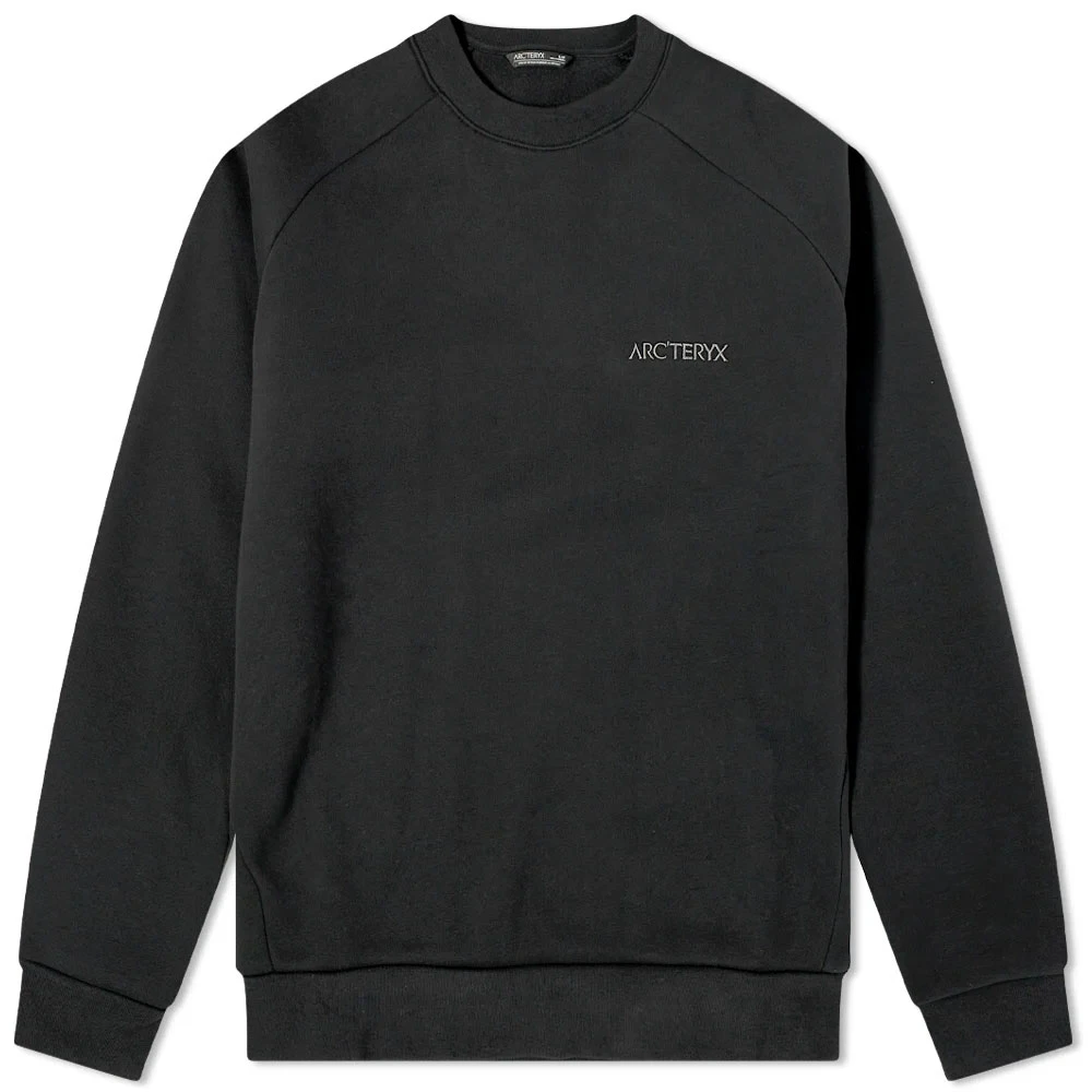 ARC'TERYX/始祖鸟Word Emblem保暖抓绒圆领卫衣 男款