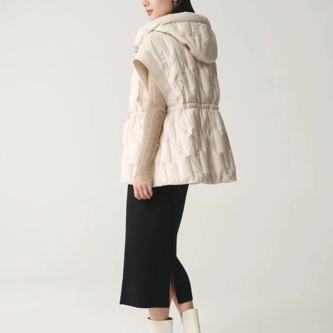 H鹅绒马甲无袖外套鹅绒服女冬装603001G