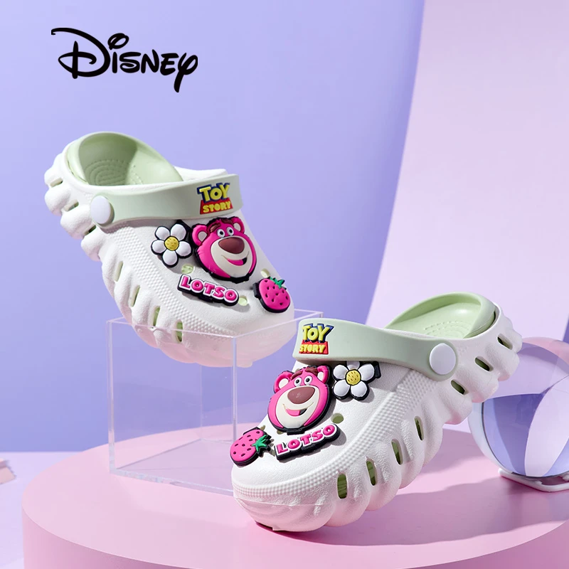 迪士尼夏季防滑外穿拖鞋子2025新款百搭时尚厚底透气凉拖软底舒适