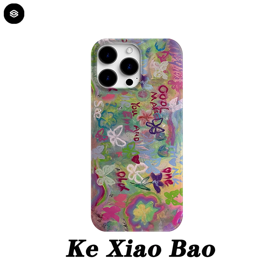 彩色梦幻蝴蝶适用于苹果15pro个性16promax小众14pro菲林13/12pro