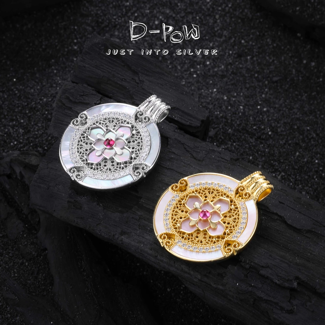 灯小炮 吊坠925银 吊坠（8112） 轻奢银