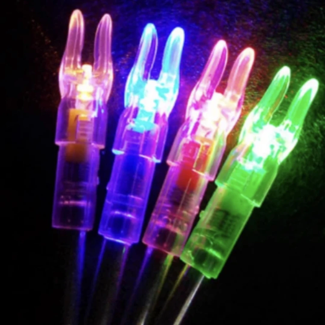 NIUT颜色5支发光箭射箭器材配件弹弓复合弓内径6.2两用复合弓