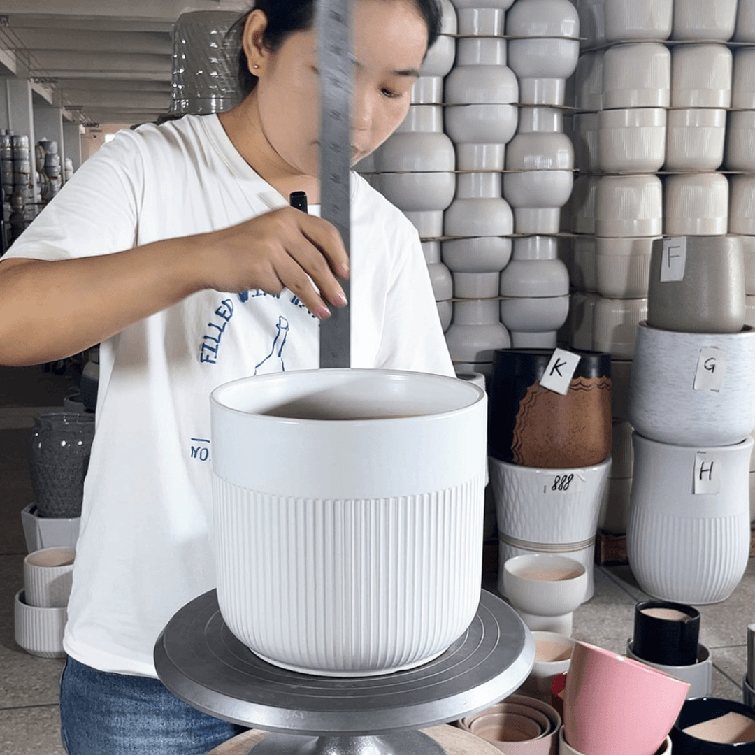 【闪购商品】陶瓷20CM以下口径21-20。亚白