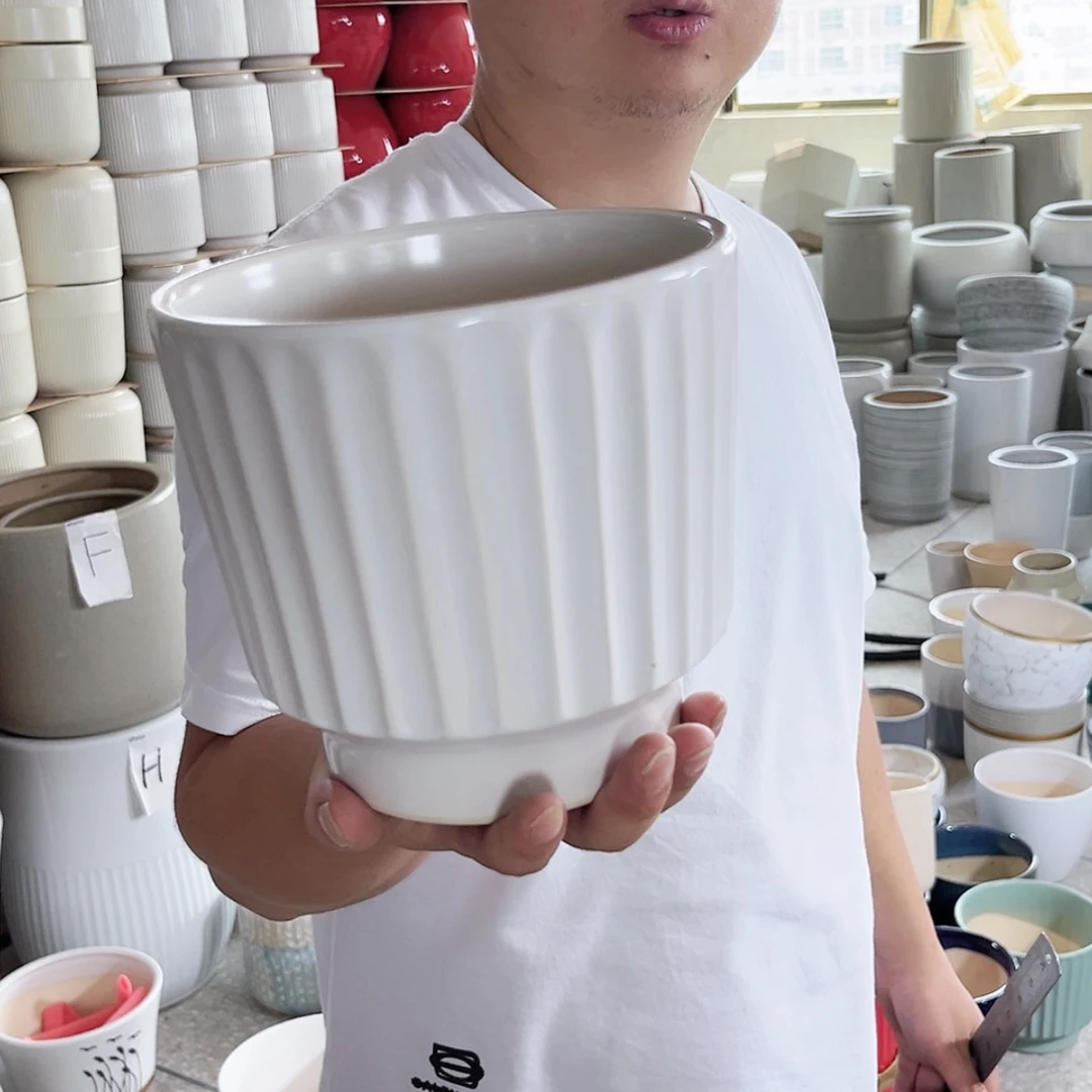 【闪购商品】陶瓷20CM（含）-50CM（不含）口径17-16亚白