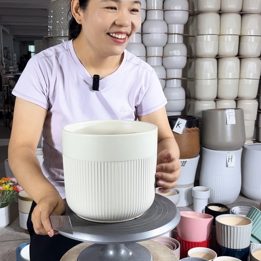 【闪购商品】陶瓷20CM以下口径21-20。奶绿