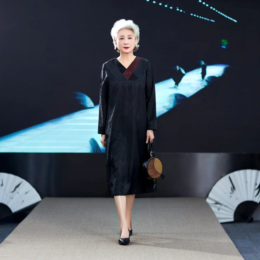 【万象有衣】花萼相辉-原创设计师款香云纱中国风袍子-6013