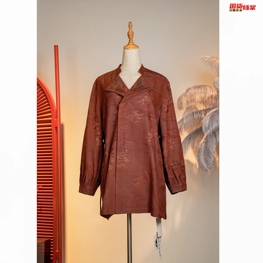 【万象有衣】设计师款中式国风复古上衣外套7104