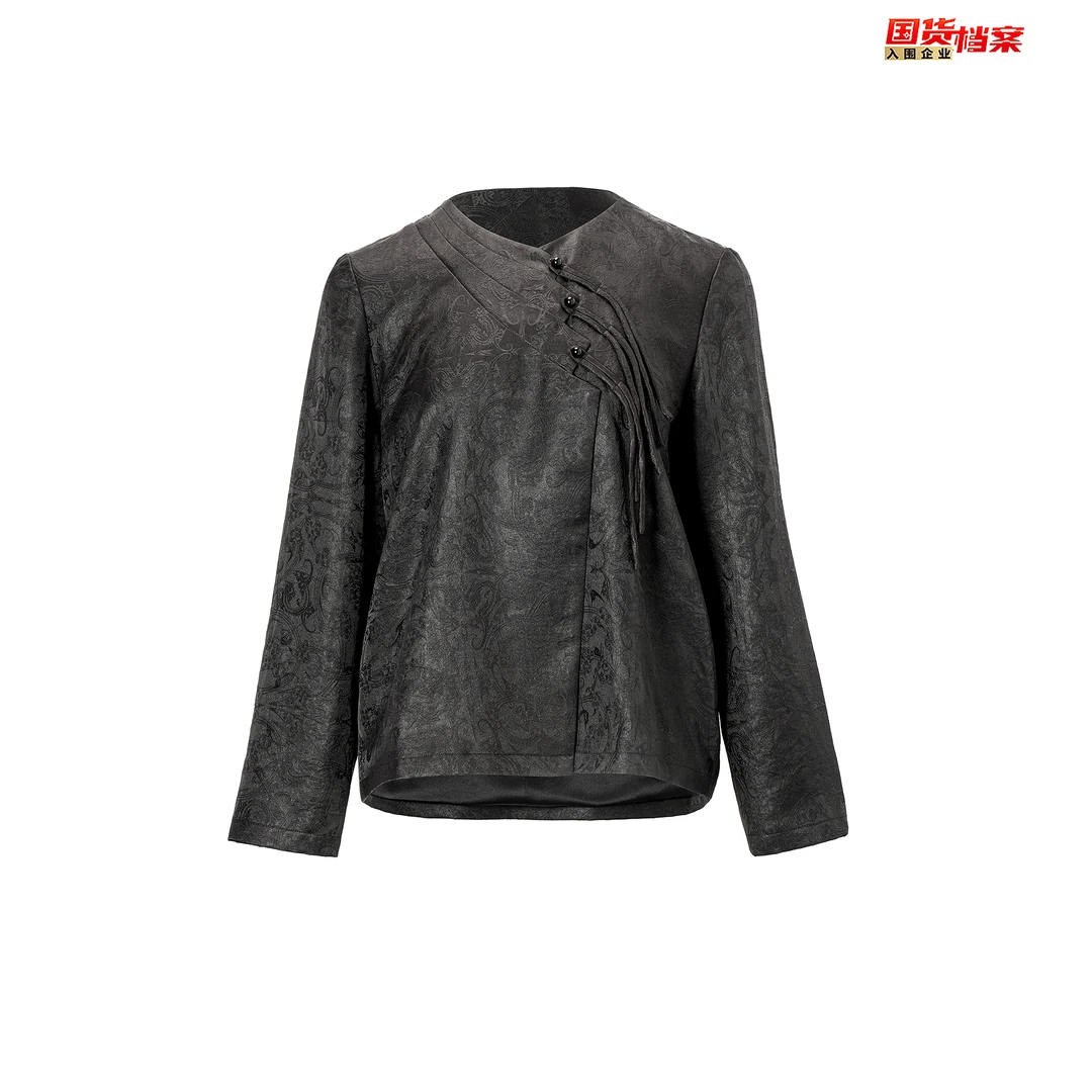 【万象有衣】暗花绫-高端原创设计师款高定外套-6981